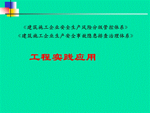 建筑施工双体系建设实践与应用.ppt