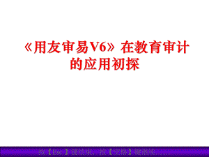 审易软件》的应用.ppt