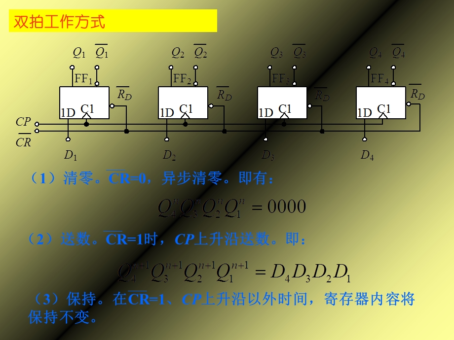 数字电路逻辑设计第六章4寄存器与移位寄存器.ppt_第3页