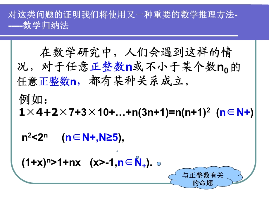 数学归纳法证明不等式课件.ppt_第2页