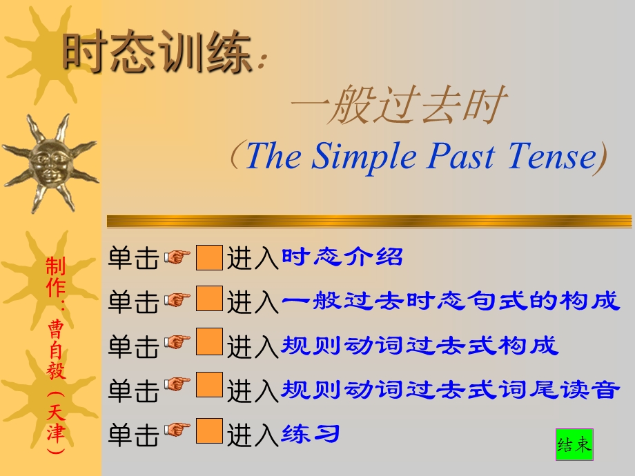 时态训练一般过去时.ppt_第1页