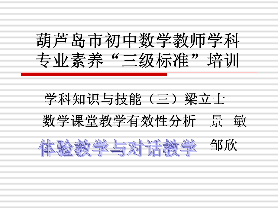 数学课堂教学有效性分析景敏.ppt_第1页