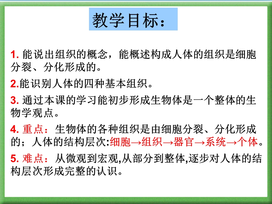 教学课件：第二单元-第二章-第二节-动物体的结构层次.ppt_第2页