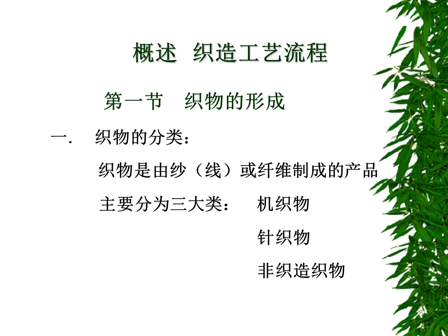 概述织造工艺流程.ppt_第2页