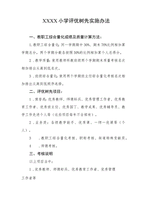 小学评优树先实施办法.docx