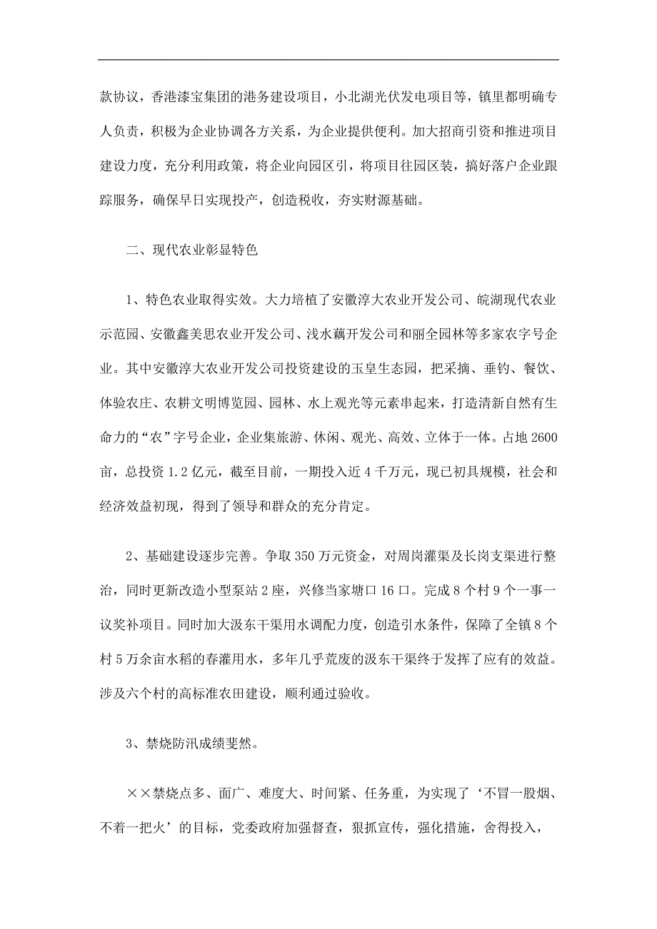 乡镇领导班子工作总结精选.doc_第2页