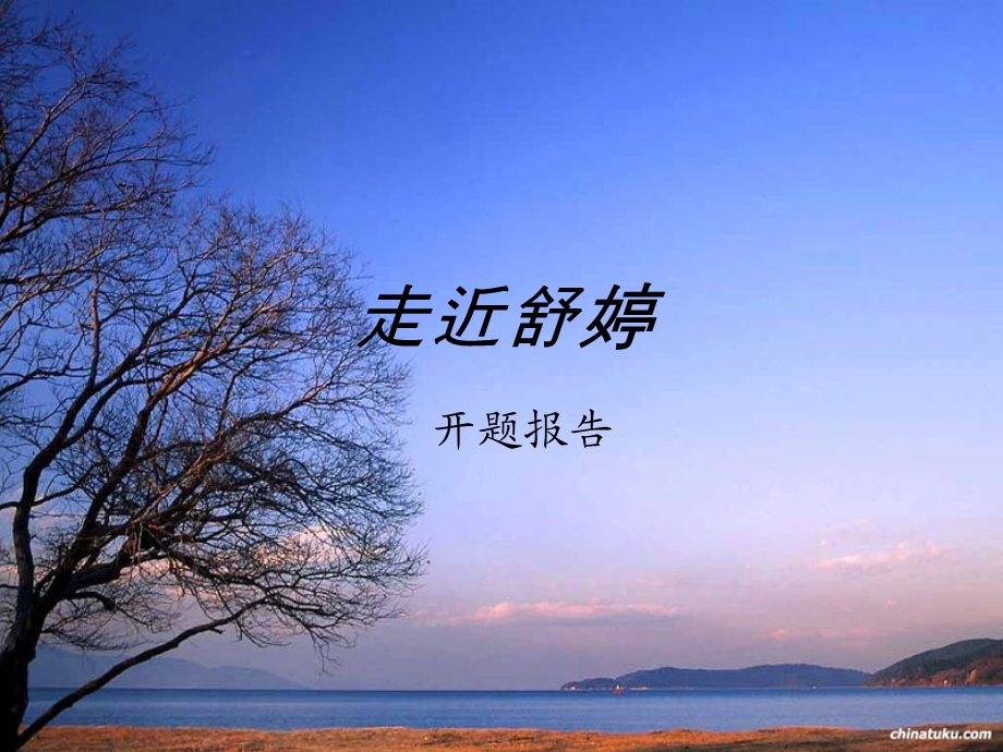 朦胧派中的舒婷.ppt_第1页