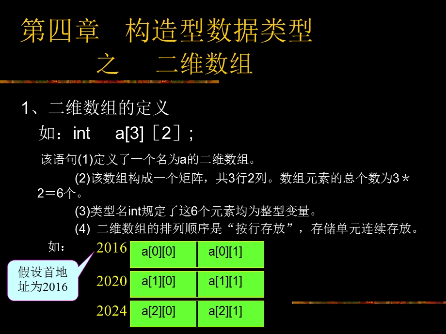 构造型数据类型之二维数组.ppt_第1页