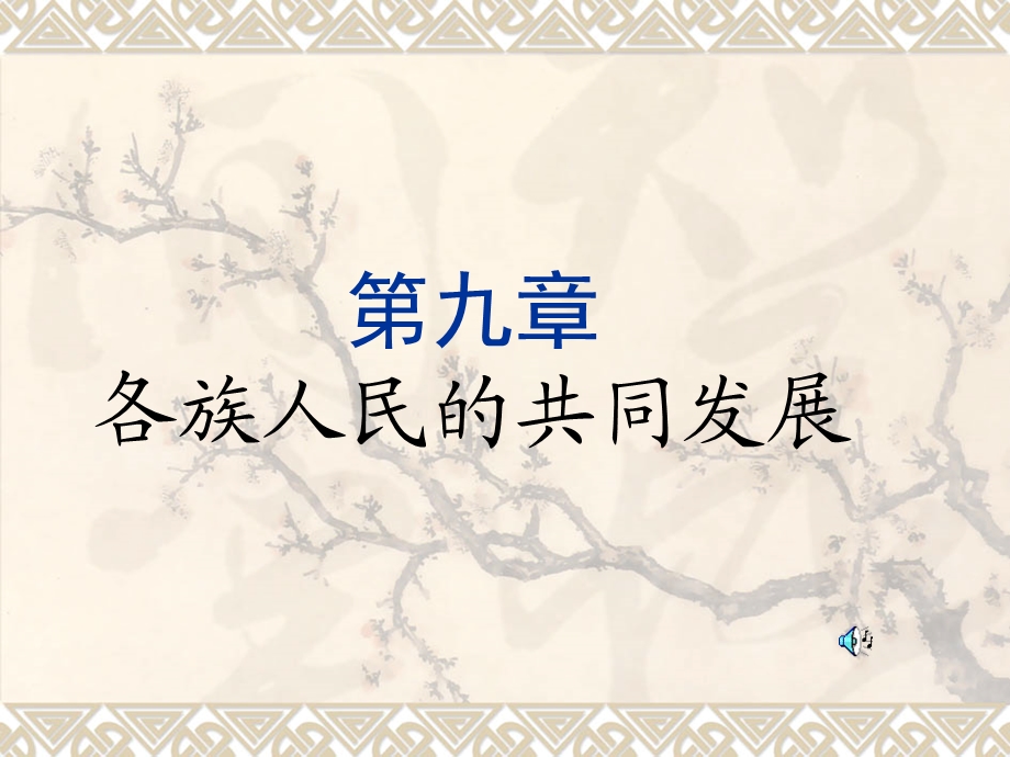 九章节各族人民共同发展.ppt_第1页