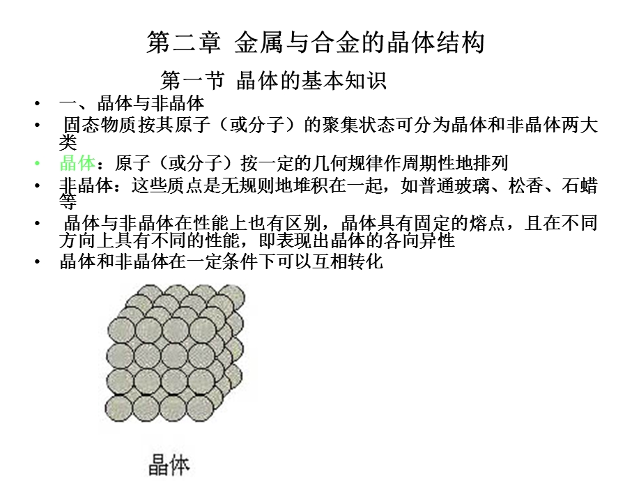 晶体的基本知识一晶体与非晶体固态物质按其原子.ppt_第1页