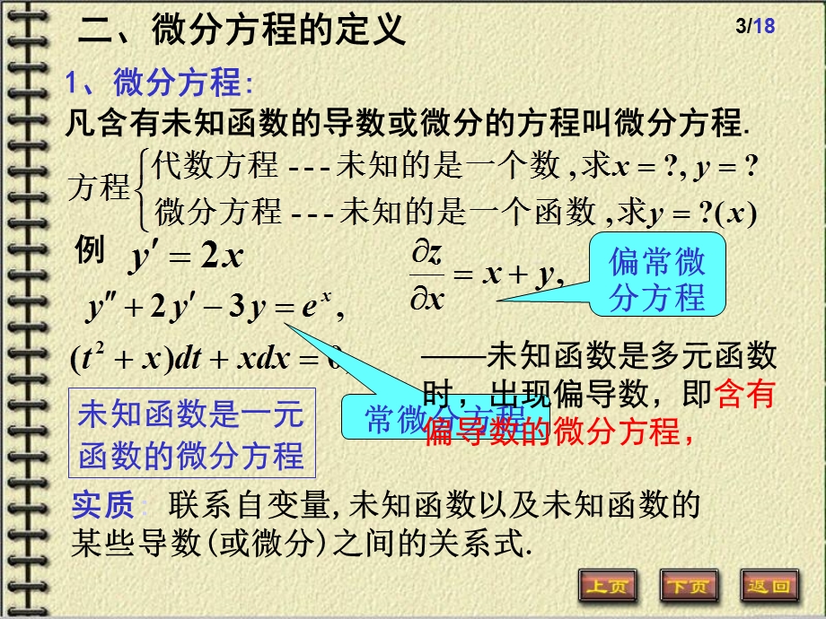 微分方程的基本概念102-1一阶微分方程.ppt_第3页