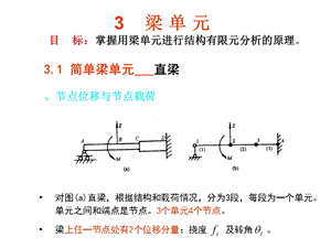 数值模拟：第三讲梁单元.ppt