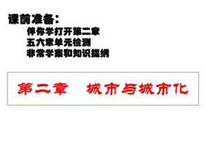 教学课件：第二章-城市与城市化复习.ppt