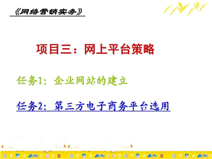 教学课件第三方电子商务平台选择.ppt