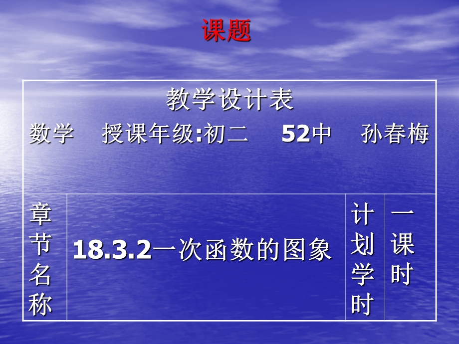 教学设计方案《一次函数的图象和性质》.ppt_第3页