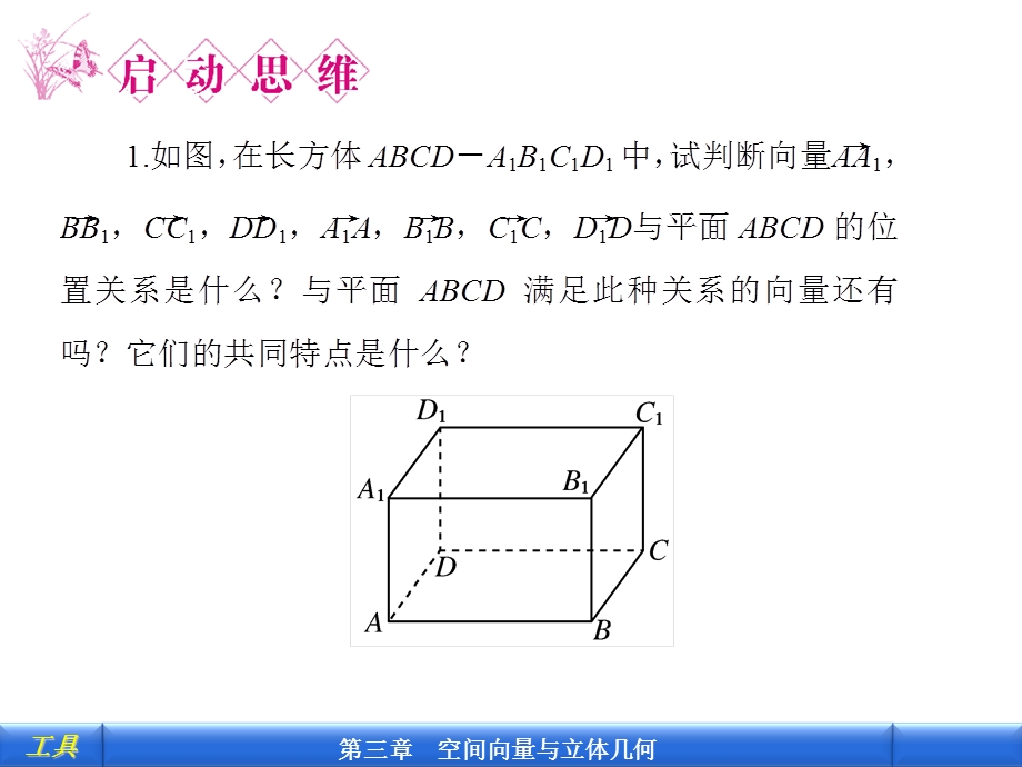 教学课件：第1课时空间向量与平行关系.ppt_第2页