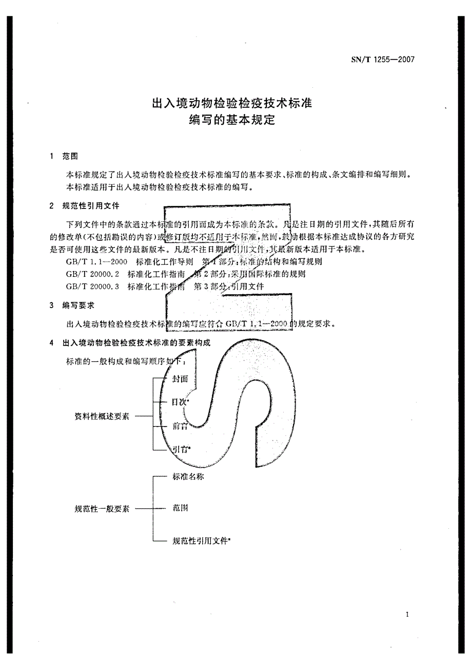 【SN商检标准】snt 1255 出入境动物检验检疫技术标准编写的基本规定.doc_第3页