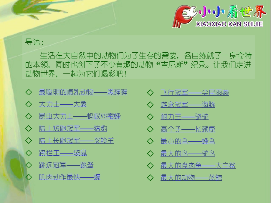 有趣的动物吉尼斯 (2).ppt_第2页