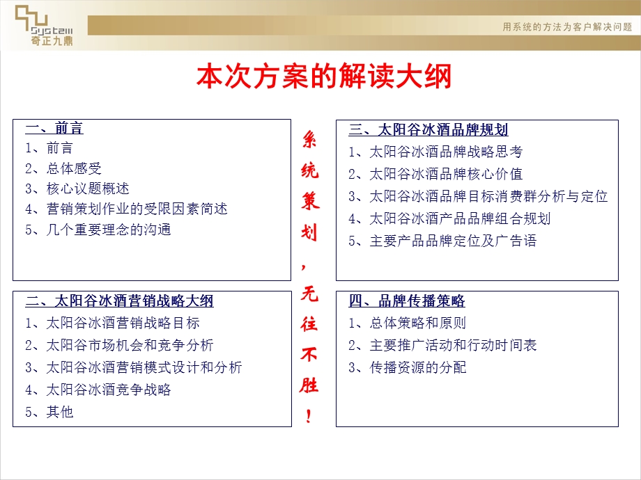 打造中国酒类第一尊贵品牌太阳谷冰酒营销模式和品牌规划.ppt_第2页