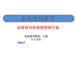 系统排列的情绪管理方案.ppt