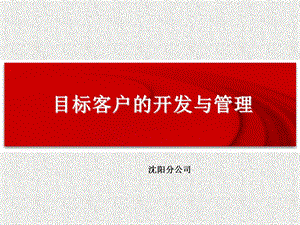 目标客户的开发与管理.ppt