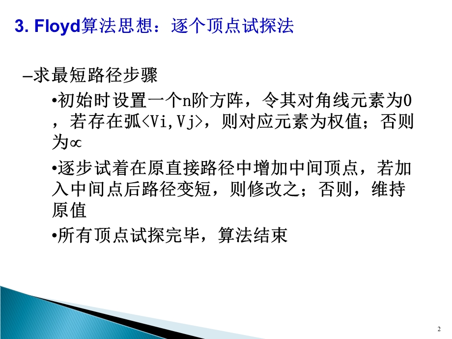 算法12-最短路径-弗洛伊德Floyd算法.ppt_第2页