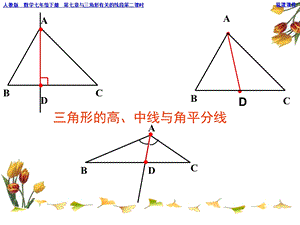 比赛课件-三角形的高、中线与角平分线定.ppt