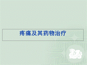 疼痛及其药物治疗.ppt