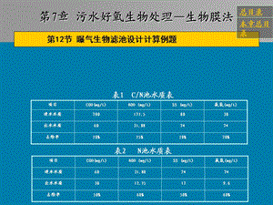 生物膜法-BAF设计计算例题.ppt