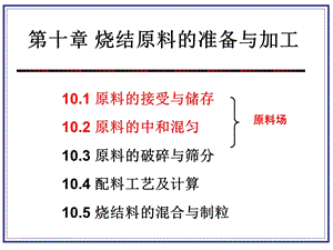 烧结原料的准备与加工.ppt