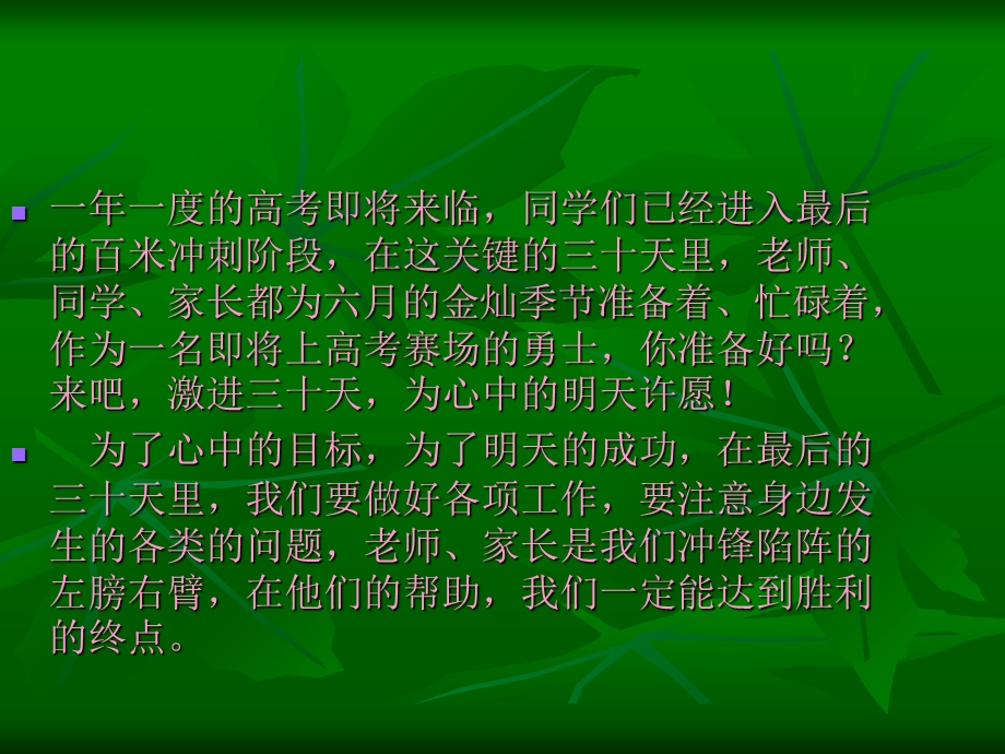 激进三十天为心中的明天许愿.ppt_第2页