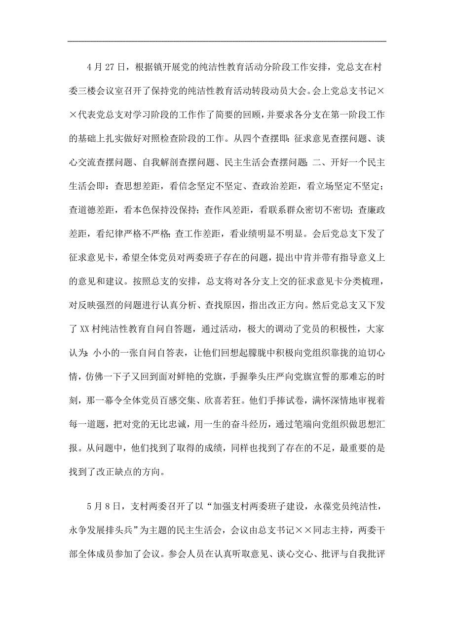 农村保持党的纯洁性活动大总结精选.doc_第2页