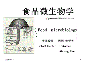 江汉湖第三版食品微生物学01第一章绪论.ppt