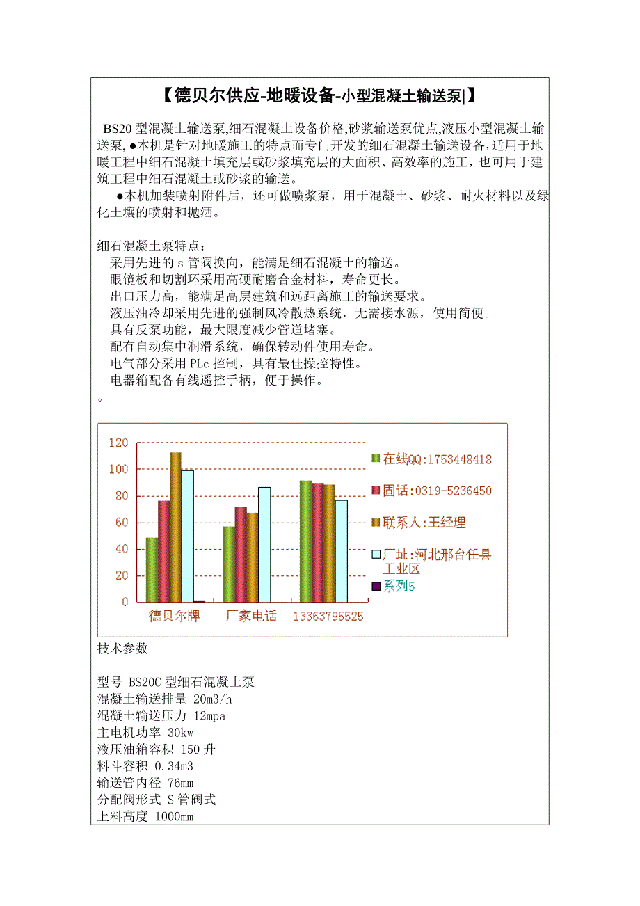 小型混凝土泵 细石泵 混凝土输送泵.doc_第2页