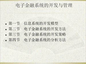 电子金融系统的开发与管理.ppt