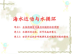 水循环与海水运动资料.ppt