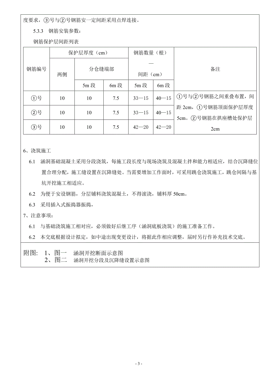 lyk44 245钢筋混凝土拱涵底板施工技术交底.doc_第3页