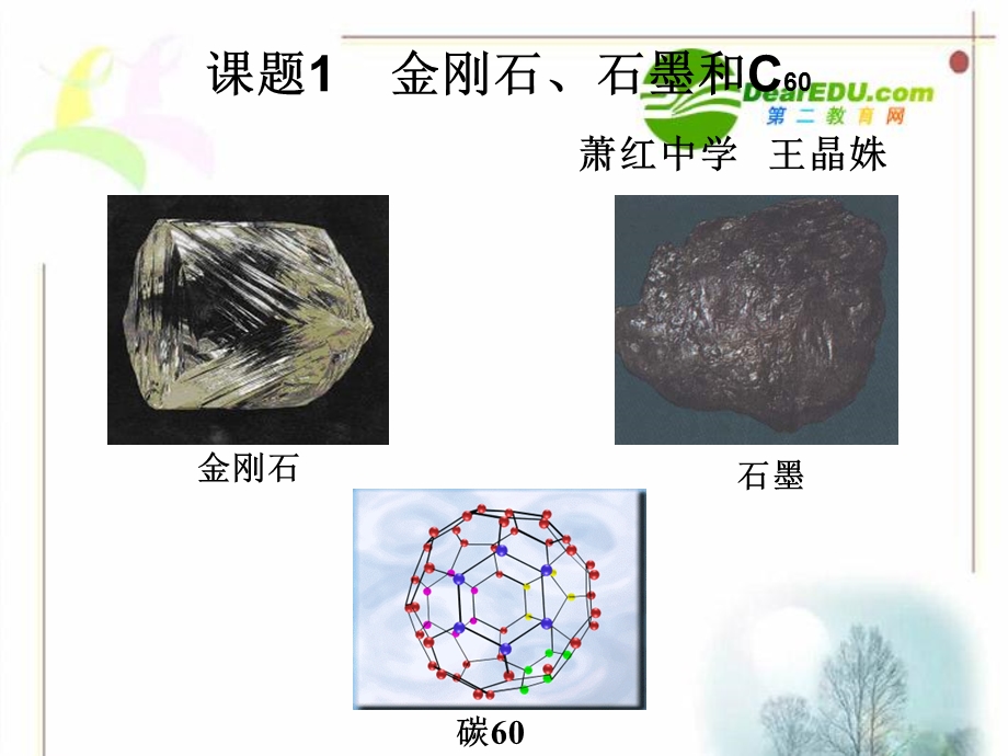 金刚石、石墨和C60课时.ppt_第2页