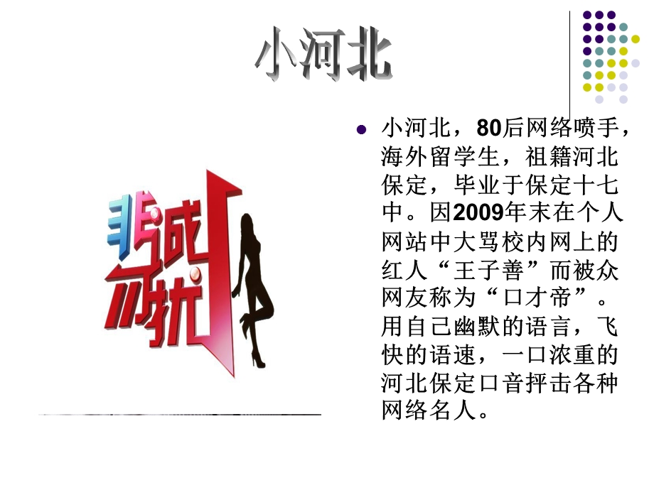 网络红人小河北.ppt_第2页