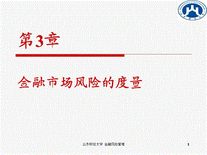 金融市场风险的度量.ppt