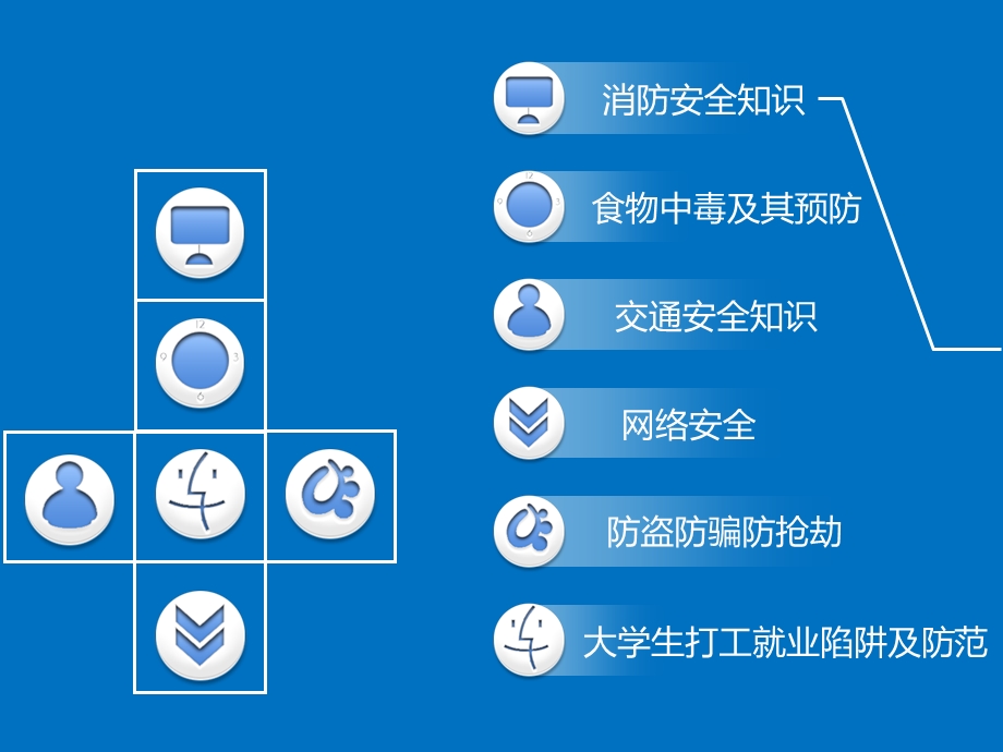 绚丽动画PPT-大学生安全教育.ppt_第3页