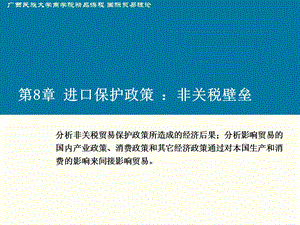 进口保护政策 ：非关税壁垒.ppt