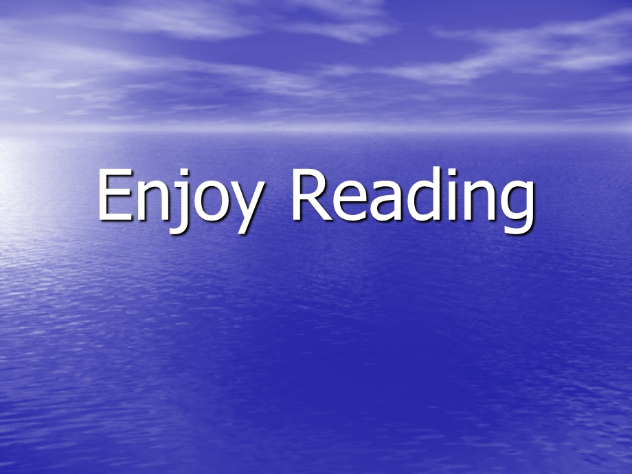 阅读-enjoyreading.ppt_第1页