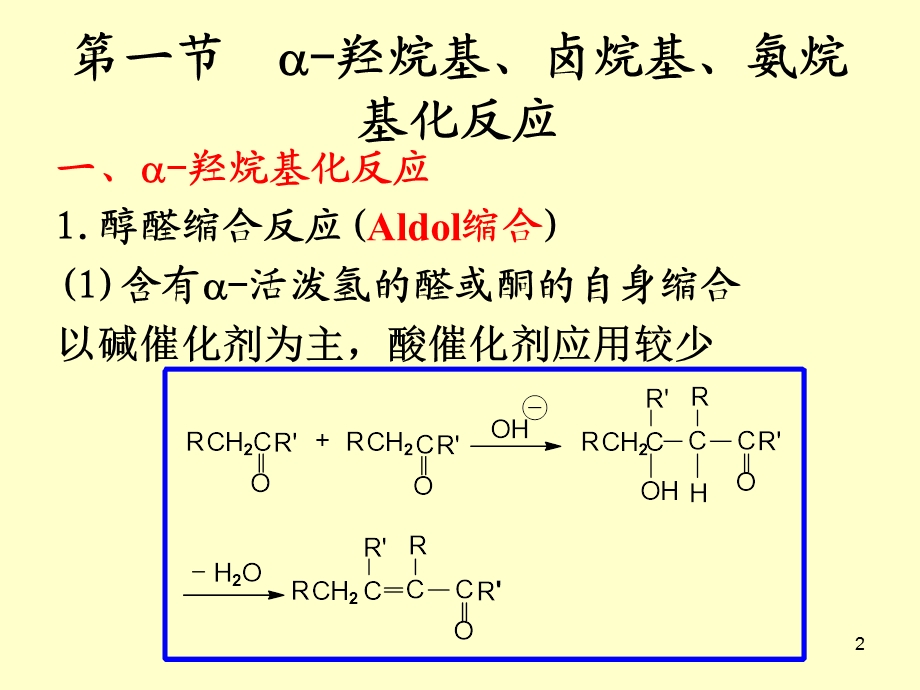 缩合反应-药物合成反应gcz.ppt_第2页