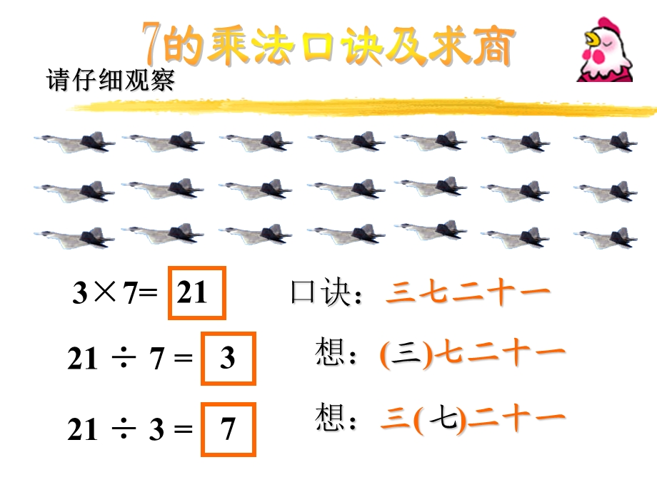 苏教版二年级上册数学《用7的乘法口诀求商》公开课课件.ppt_第2页