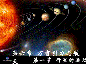 行星的运行公开课.ppt