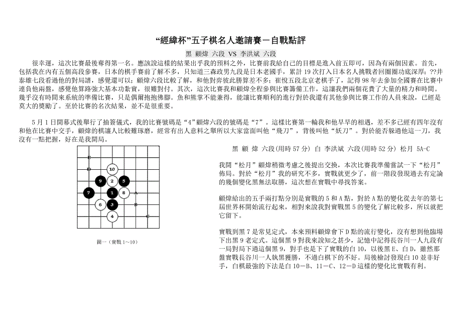 2002“经纬杯”李洪斌自战记.doc_第1页