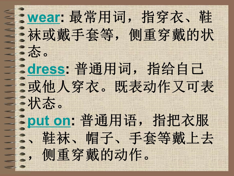 讲解wear的用法.ppt_第2页