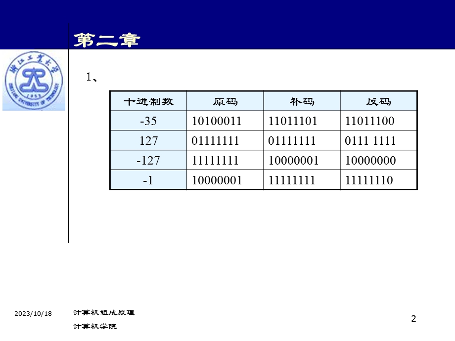 计算机组成原理四版白中英部分答案.ppt_第2页