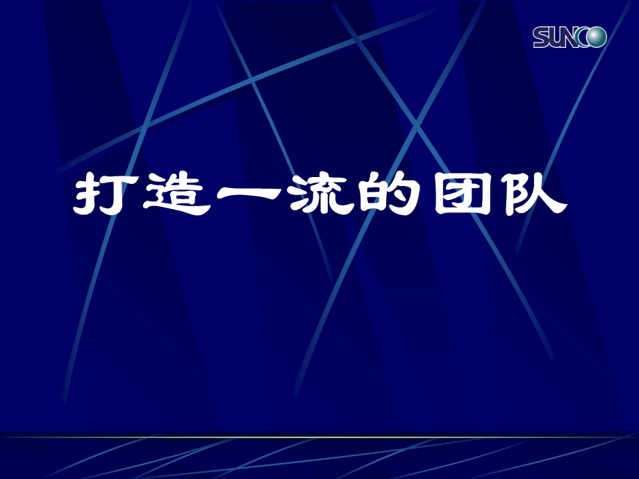 经营管理顺驰中国培训教程：浅谈团队建设-丁婷.ppt_第1页